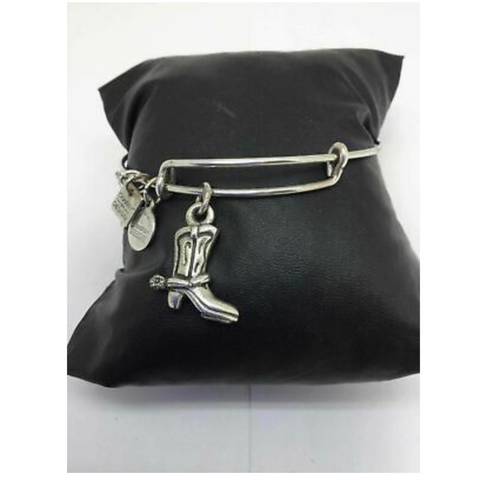 Alex and ani cowboy boot bracelet